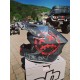 CASCO MOTO CROSS AIROH OFF ROAD WRAAP SMILE RED MATT