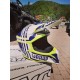 CASCO DA CROSS AIROH WRAAP BROKEN BLU