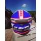 CASCO DA CROSS AIROH WRAAP BROKEN BLU E ROSSO