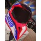 CASCO DA CROSS AIROH WRAAP BROKEN BLU E ROSSO