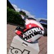 CASCO MOTO CROSS AIROH SWITCH SIGN RED GLOSS