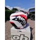 CASCO MOTO CROSS AIROH SWITCH SIGN RED GLOSS