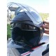 CASCO JET TWISTER CON VISIERA E OCCHIALI DA SOLE COLORE NERO GRIGIO